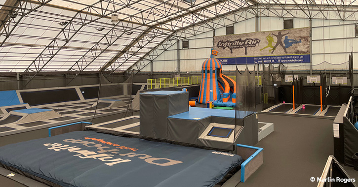 view of the indoor area at Infinite Air, County Durham